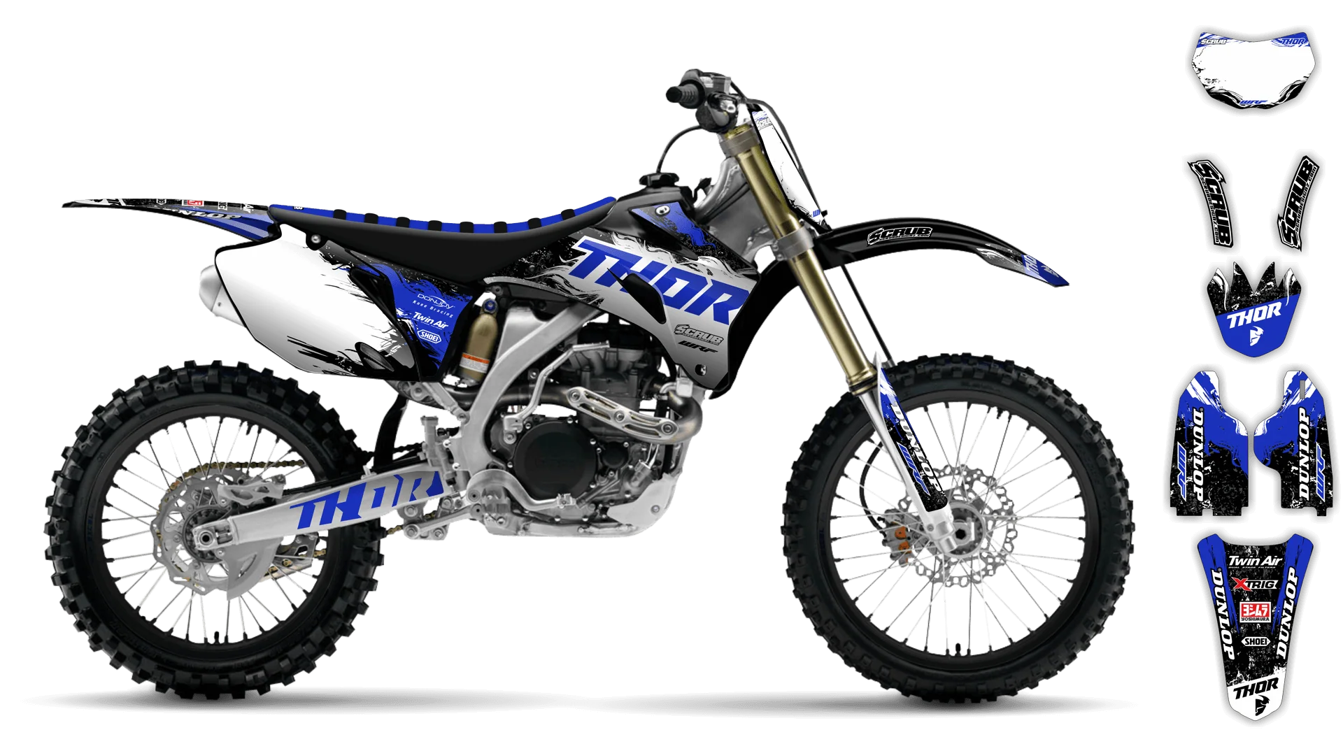 Graphics Kit - Yamaha - WR400F - 2000-2002 - Sledge - LE