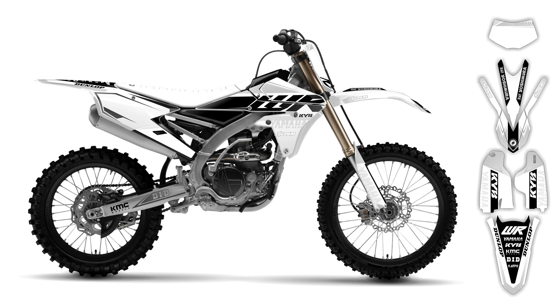 Graphics Kit - Yamaha - WR450F - 2016-2018 - Discovery - R1
