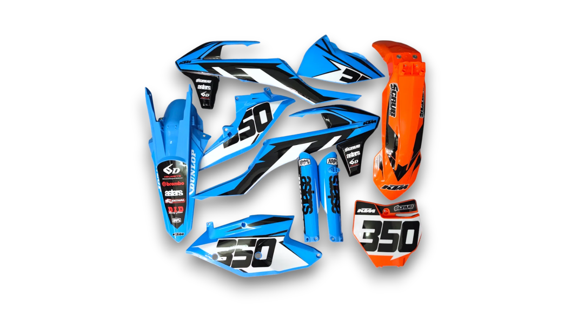 GFP - KTM - SX SX-F / XC XC-F - 2016-2018 - TLD-K8-R2