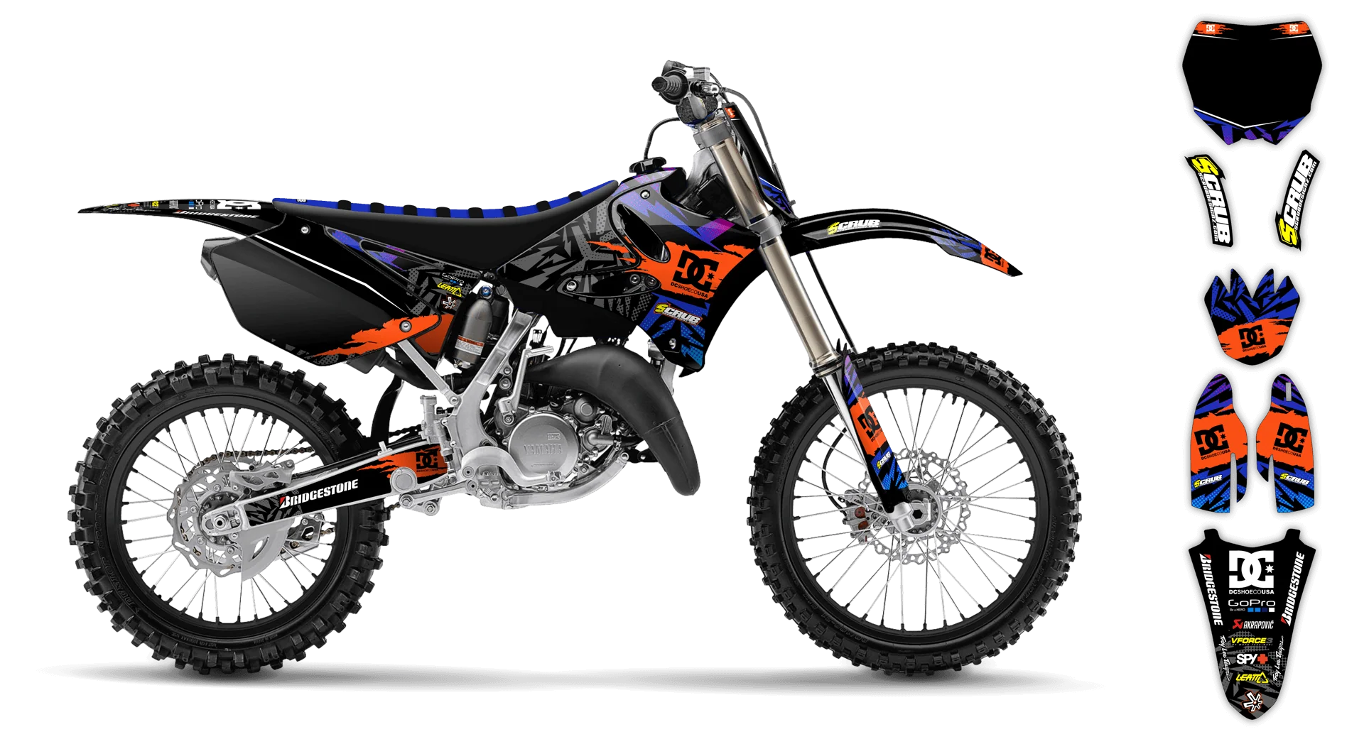 Graphics Kit - Yamaha - YZ 250 - 2005 - Kicker - LE