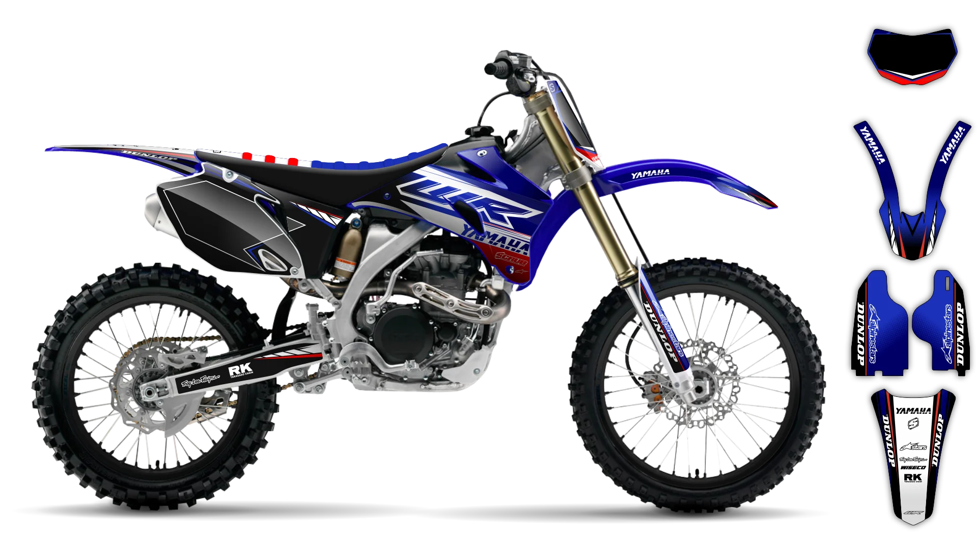 Graphics Kit - Yamaha - WR450F - 2007-2011 - Boognish - LE