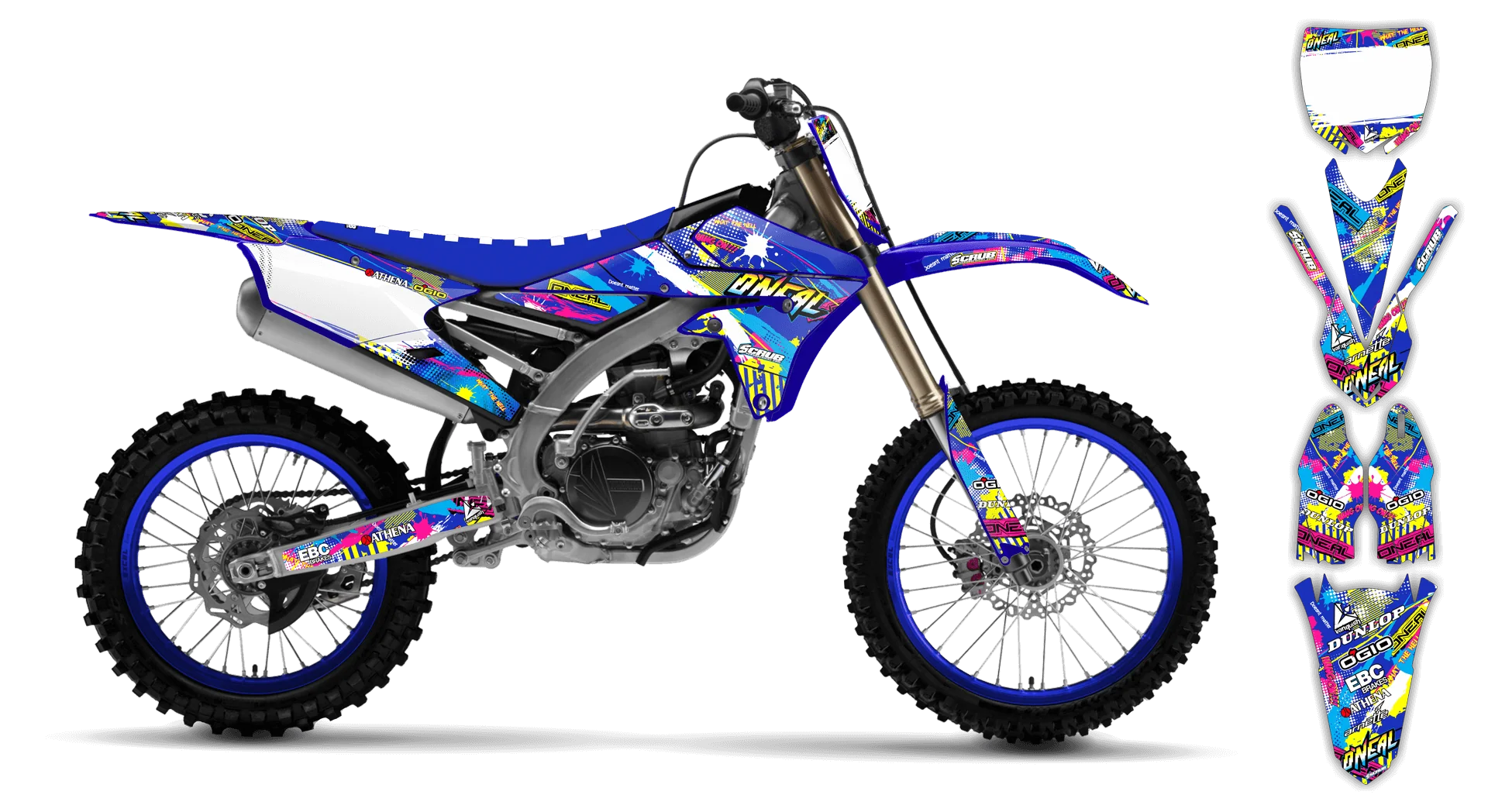 Graphics Kit - Yamaha - YZ450F - 2014-2017 - H2 - R1