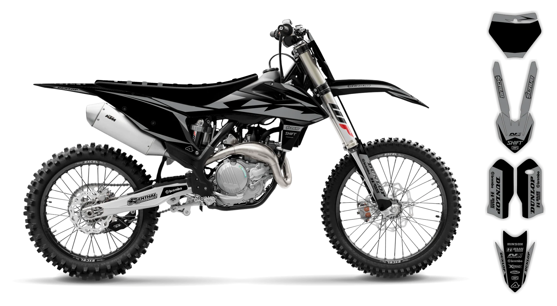 Graphics Kit - KTM - SX SX-F / XC XC-F - 2019-2022 - SE1025 - R5