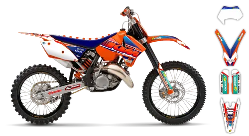 Graphics Kit - KTM - EXC EXC-F / XC-W XCF-W - 2005-2007 - K9 - ST