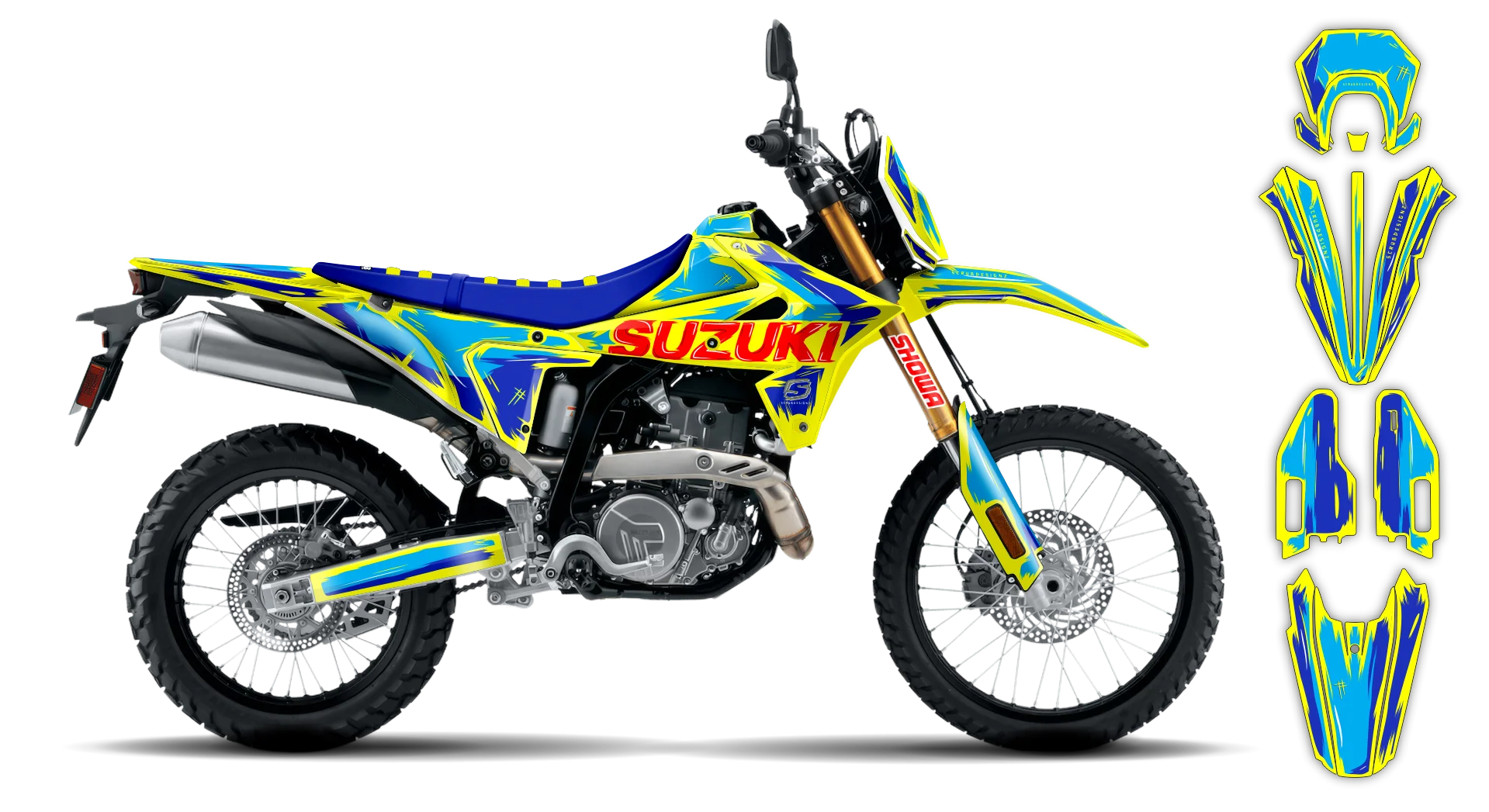 Graphics Kit - Suzuki - DR-Z4S Enduro - 2025-2026 - Artlex - R5