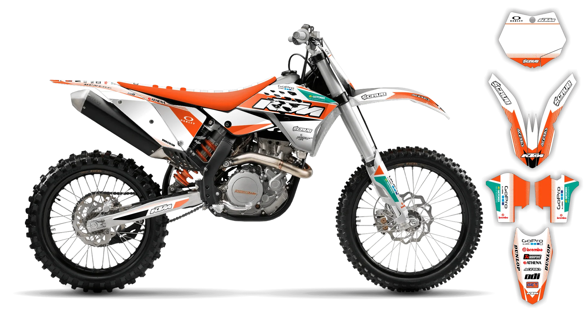 Graphics Kit - KTM - SMR Series - 2008-2011 - K11 - R2