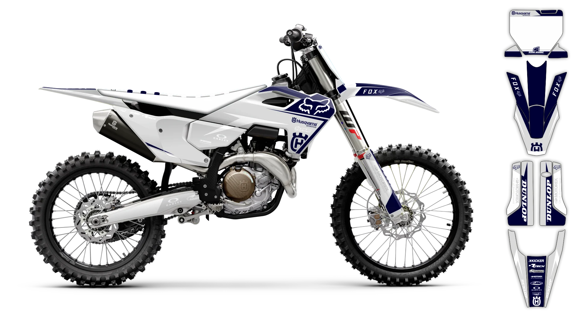 Graphics Kit - Husqvarna 14-> TC-FC-FX Series - 2023-2024 - H-SE1068 - R2