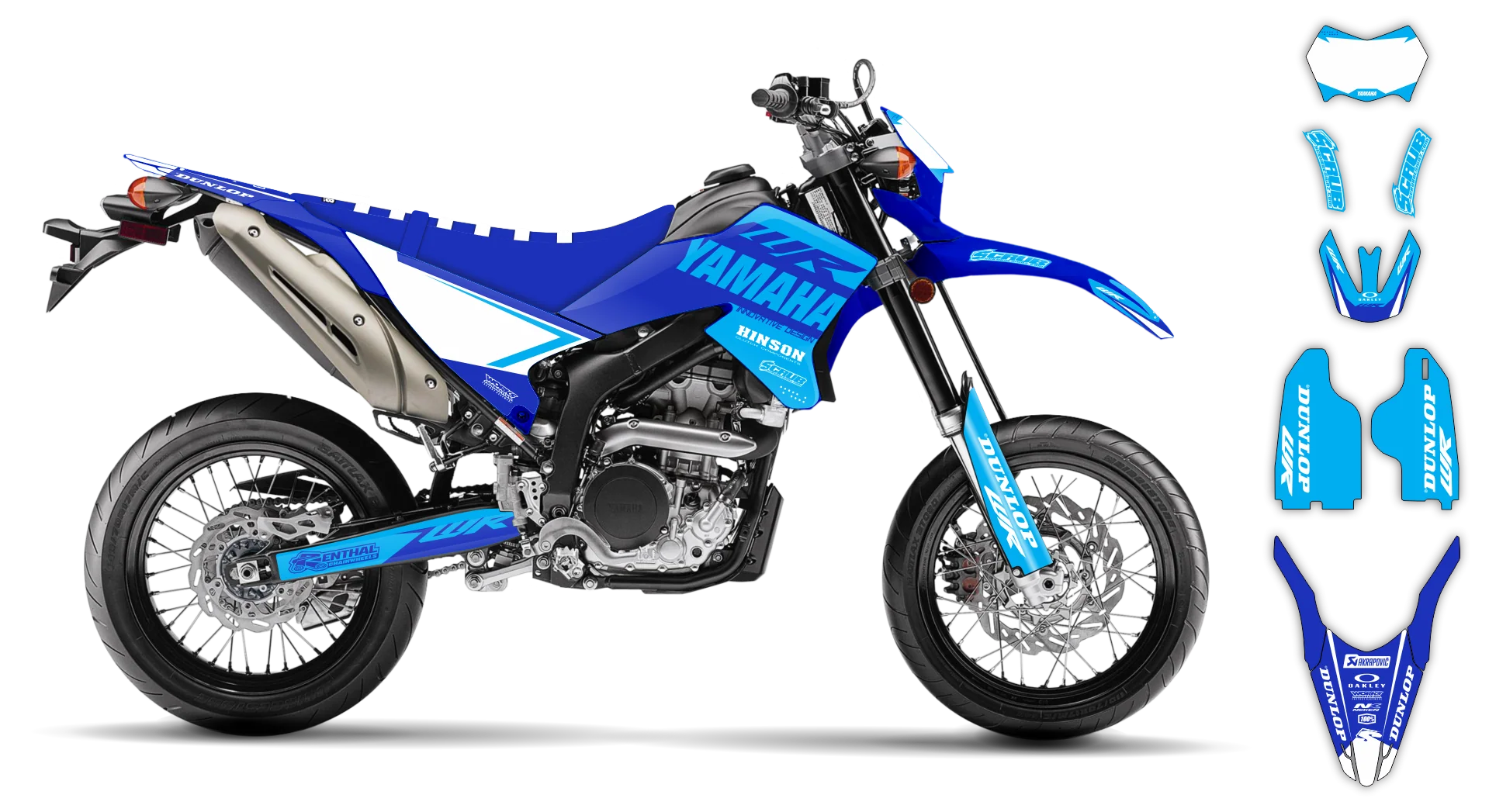 Graphics Kit - Yamaha - WR 250X - 2007-2022 - Corgis - R2