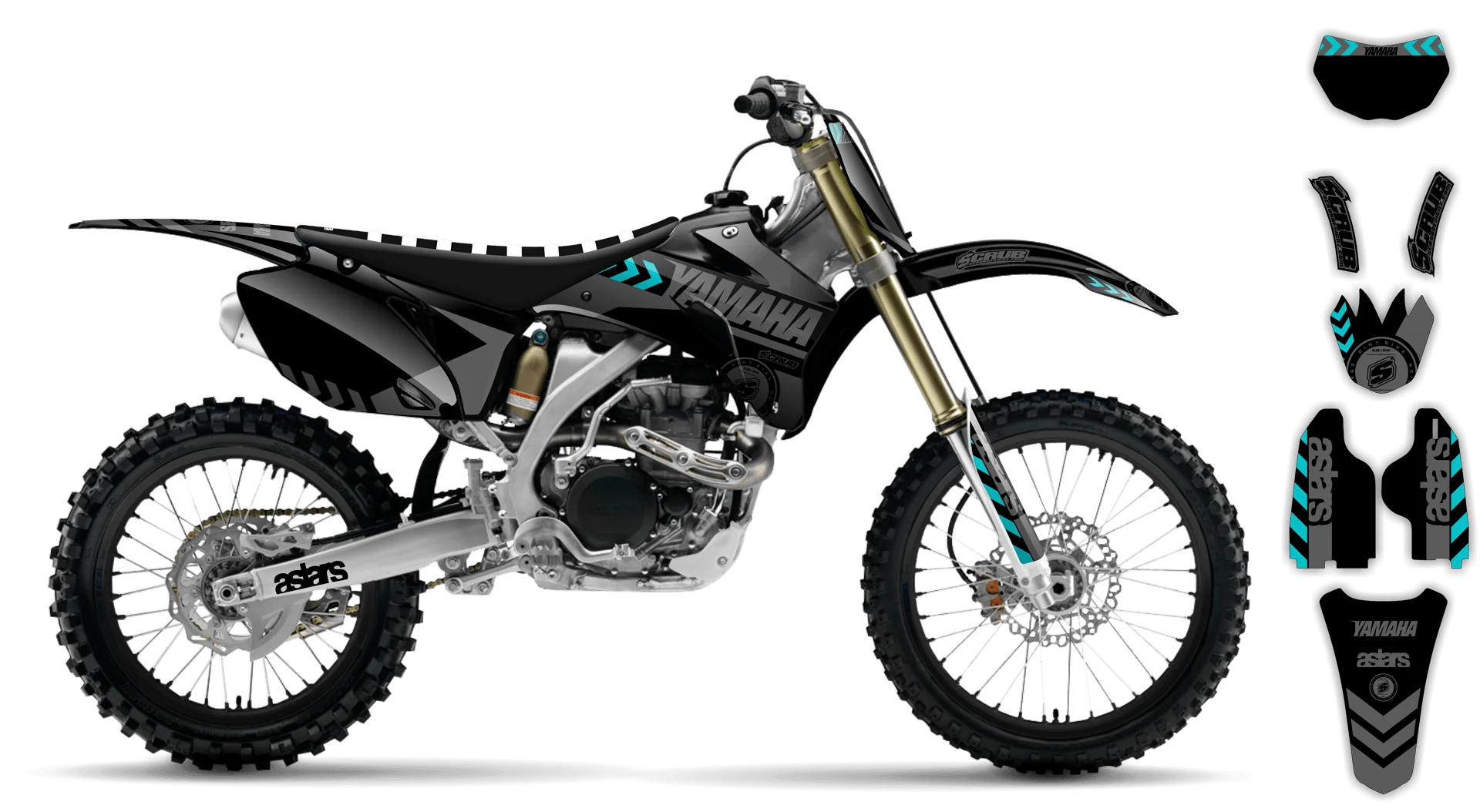 Graphics Kit - Yamaha - WR450F - 2007-2011 - Bruxa - LE