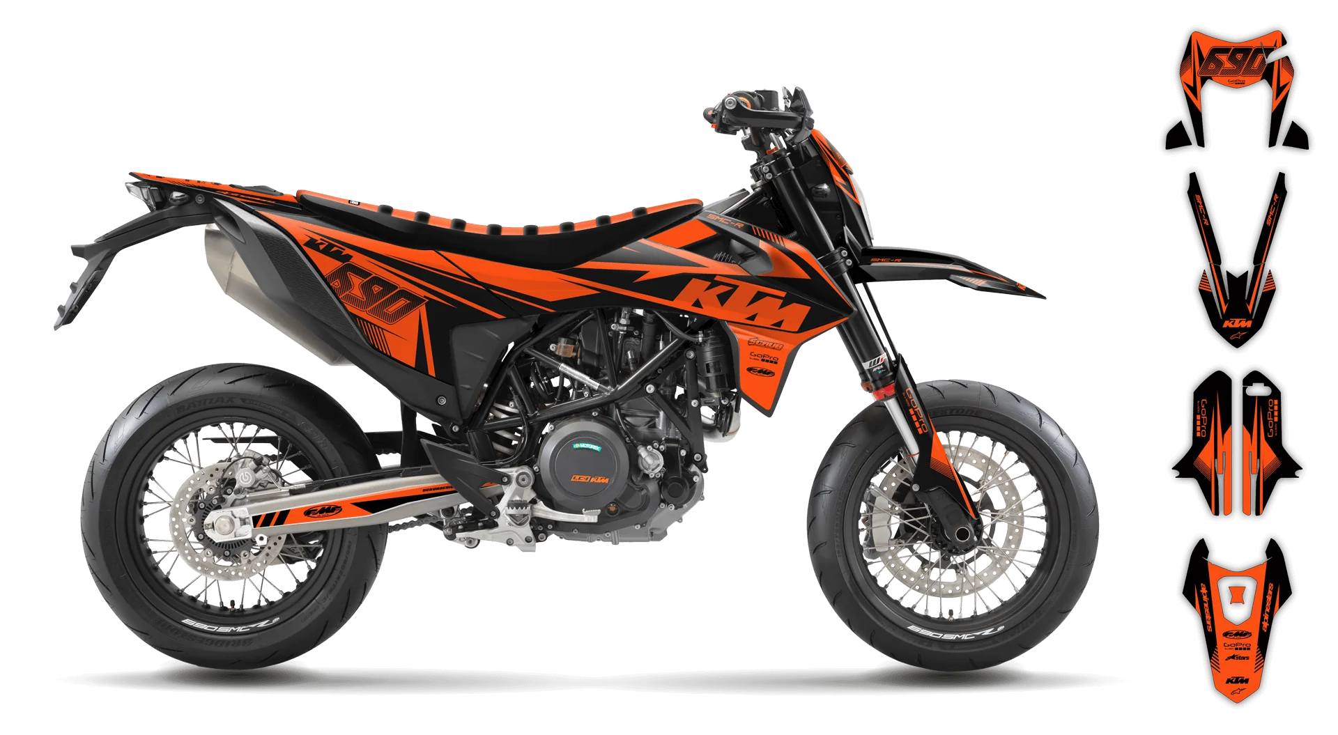 Graphics Kit - KTM - ENDURO 690R - 2019-2024 - SE1054 - R1