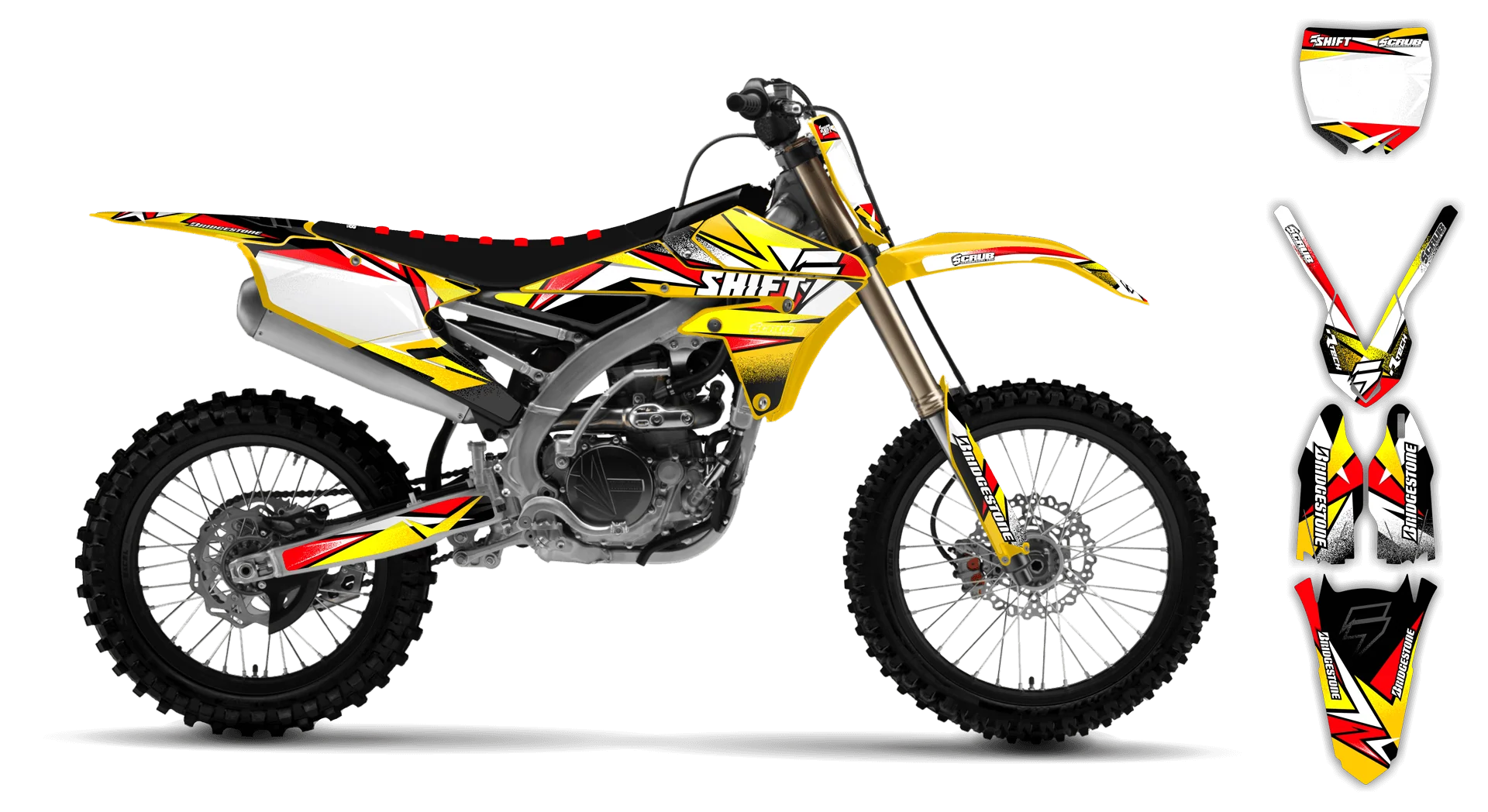 Graphics Kit - Yamaha - YZ250F - 2010-2013 - X-Rut - R3