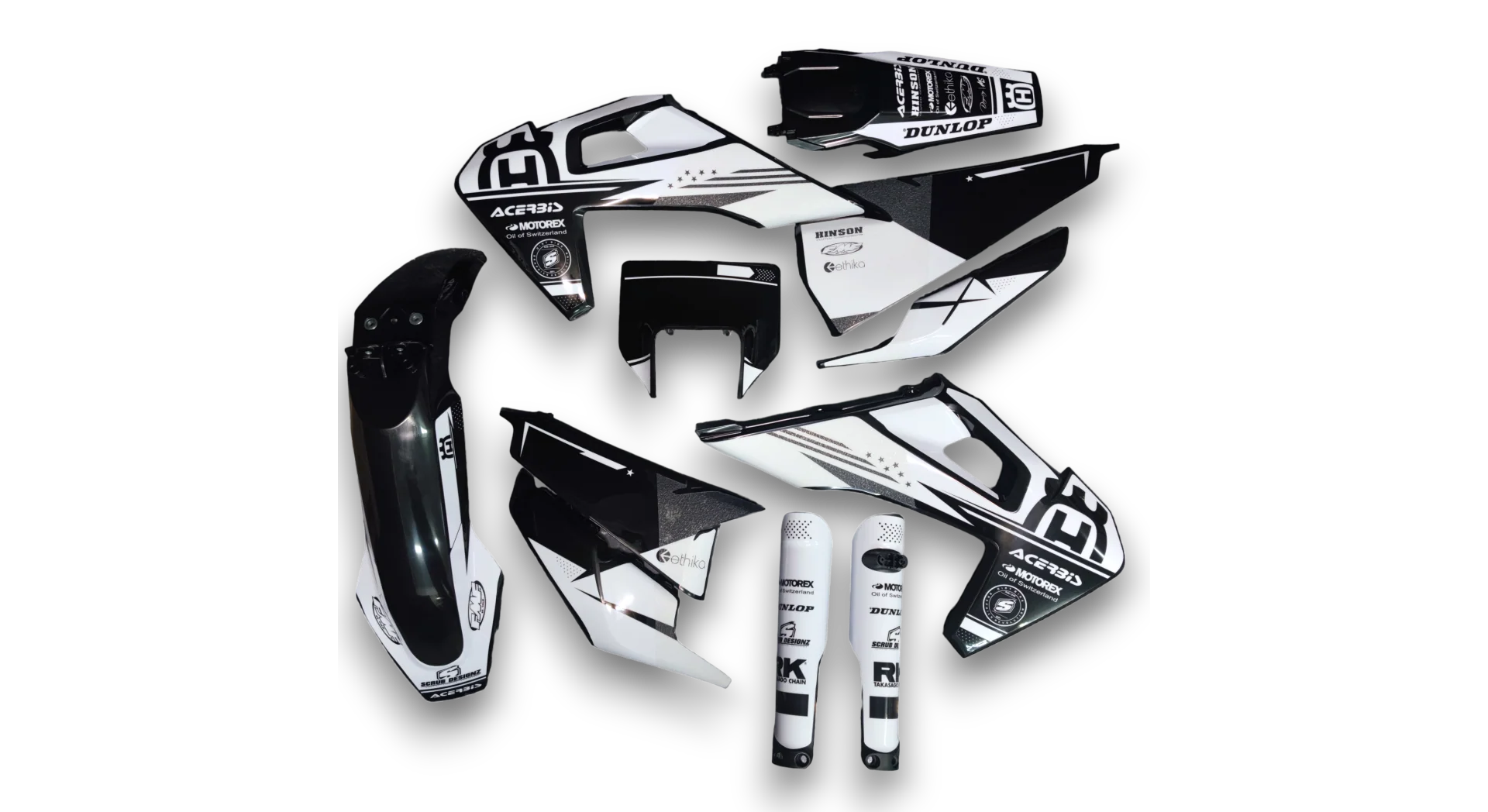 GFP - Husqvarna 14-> TE-FE Series - 2020-2023 - Black-H14-LE