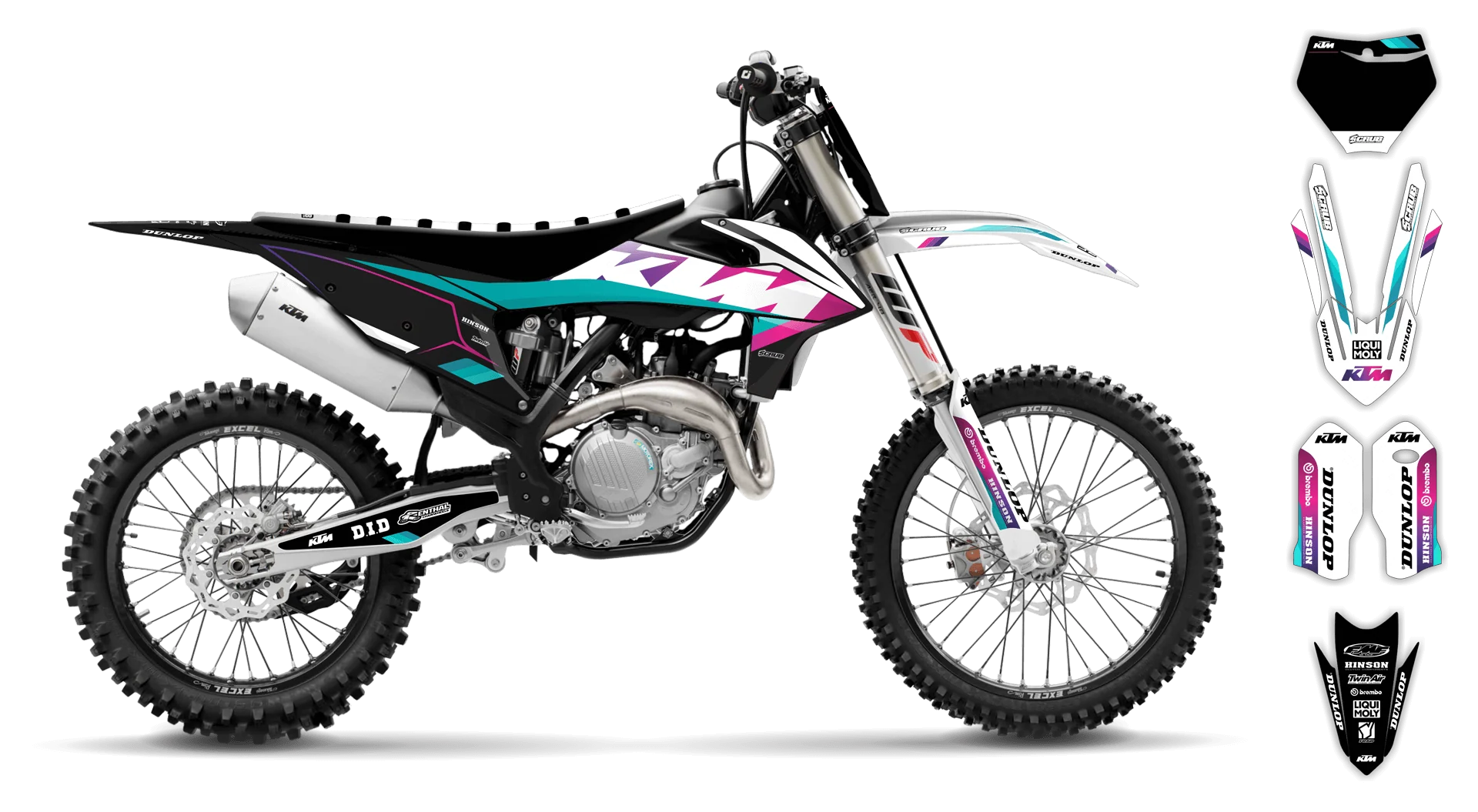 Graphics Kit - KTM - SX SX-F / XC XC-F - 2019-2022 - K-SE1072 - R4