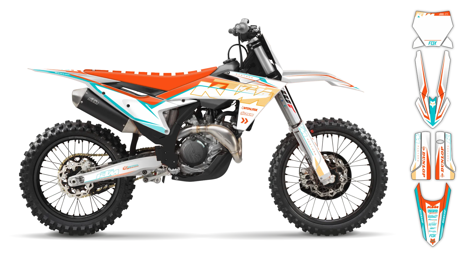 Graphics Kit - KTM - SX 50 - 2024-2025 - K5 - R2