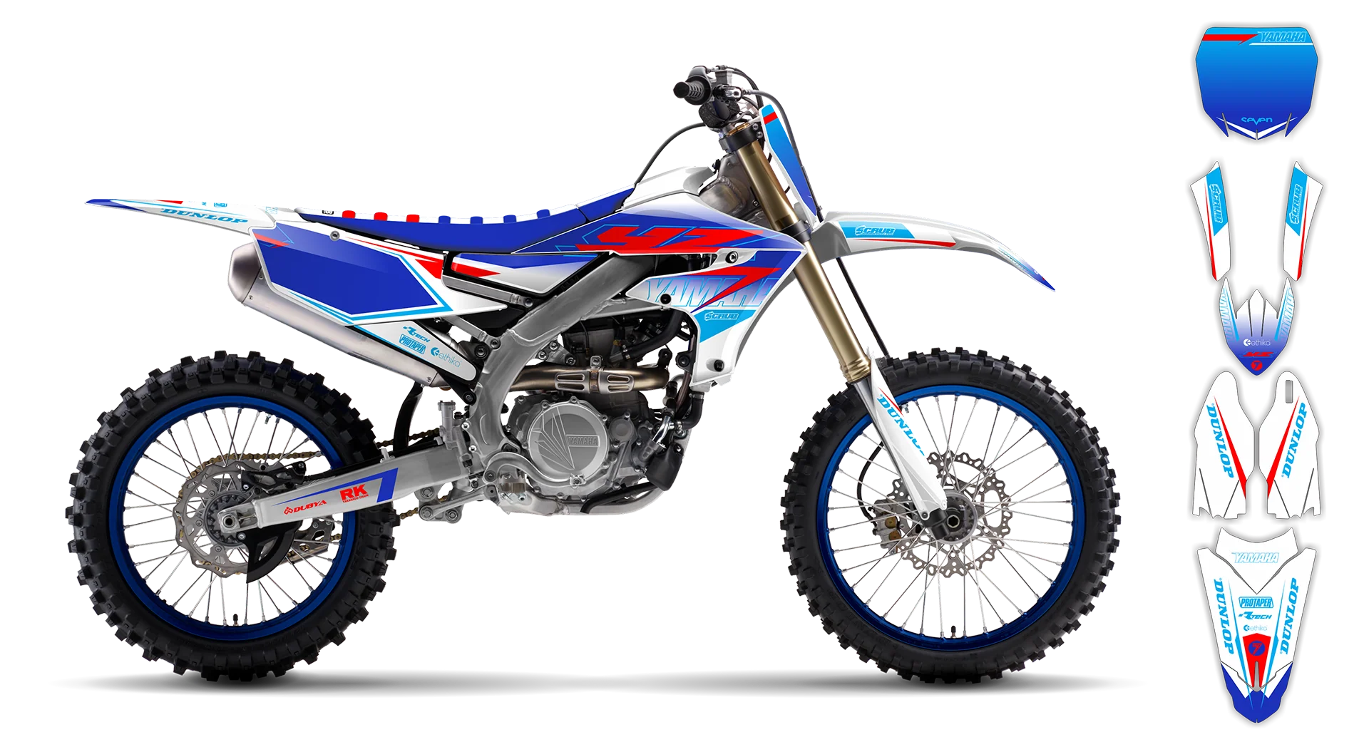 Graphics Kit - Yamaha - YZ450F - 2018-2022 - SE1086 - R2