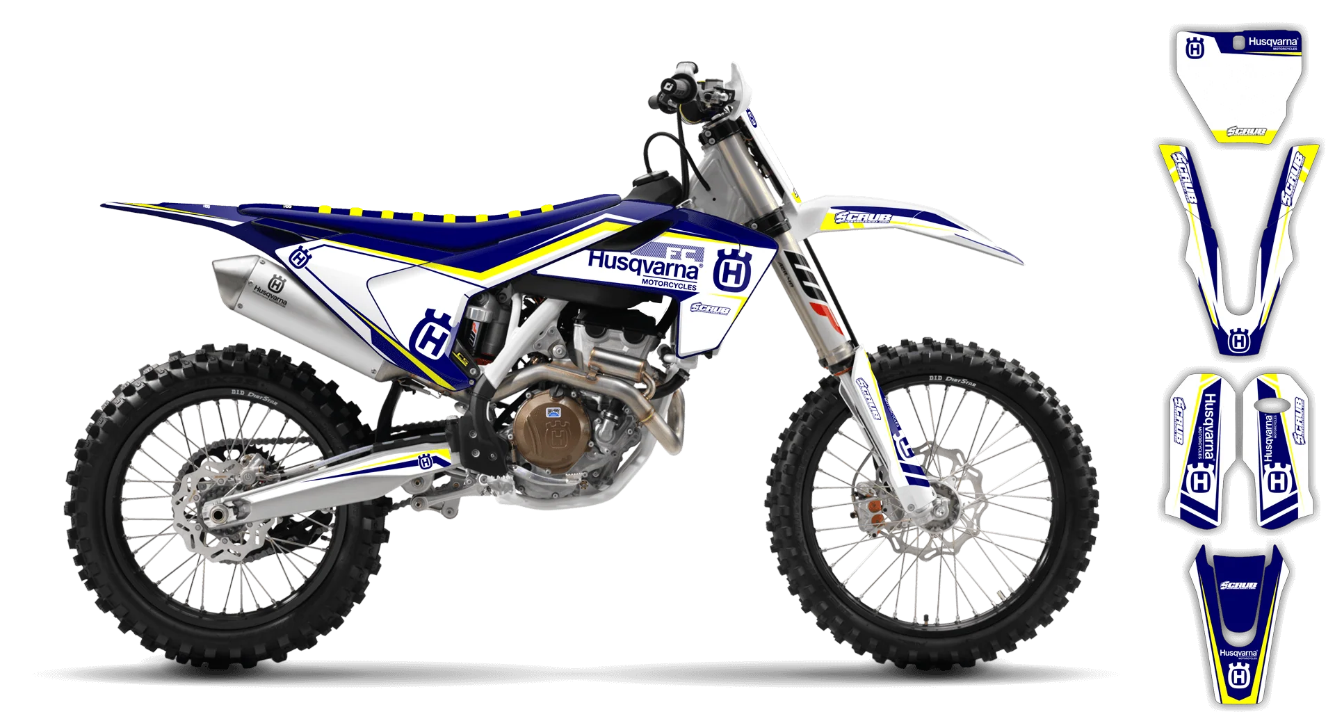 Graphics Kit - Husqvarna 14-> FS Series - 2016-2018 - H12 - LE