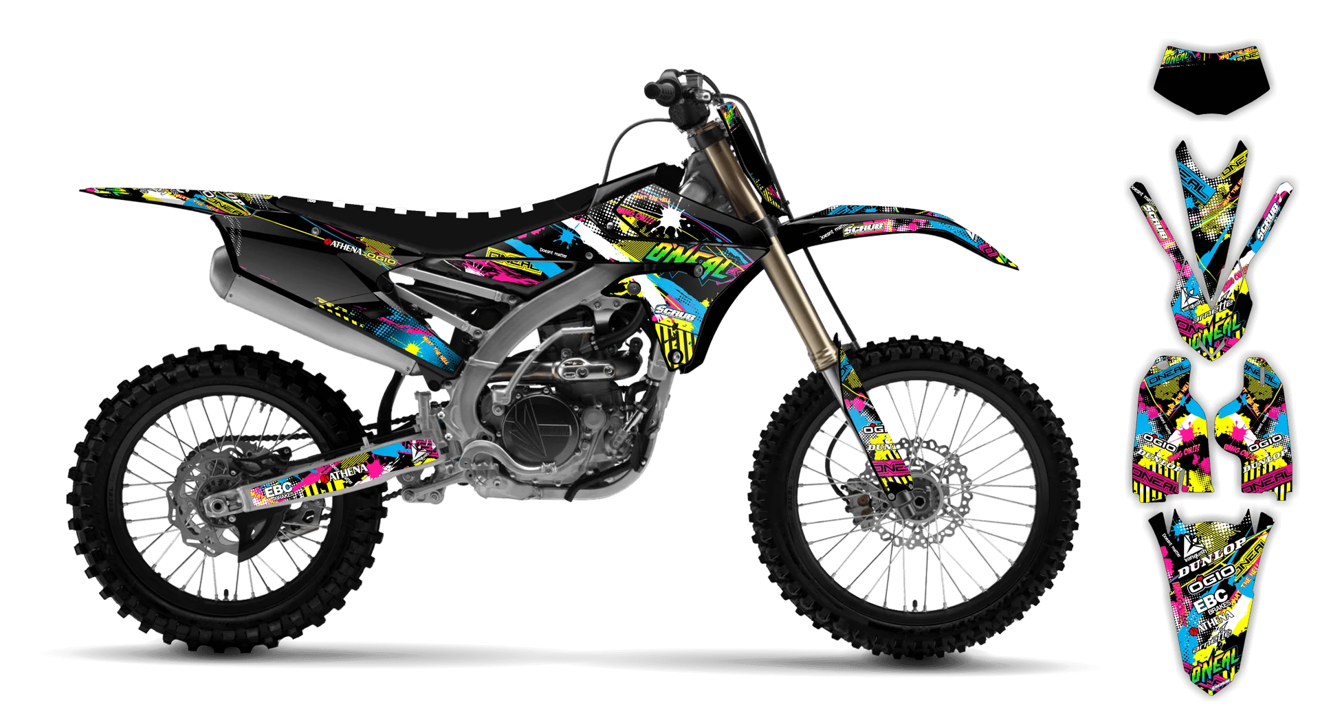 Graphics Kit - Yamaha - WR450F - 2016-2018 - H2 - ST