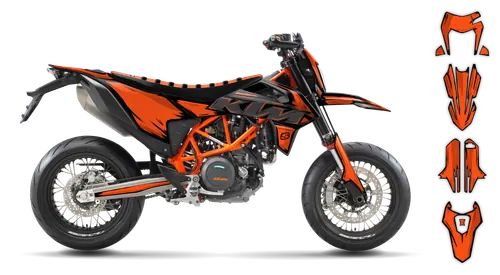 Graphics Kit - KTM - ENDURO 690R - 2008-2011 - Artlex - ST