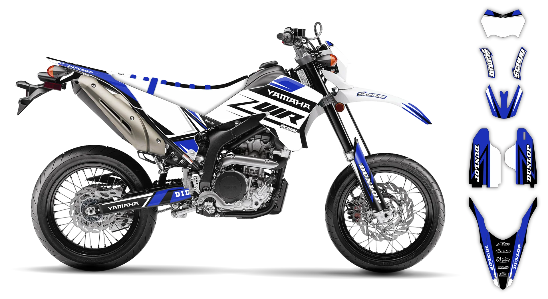 Graphics Kit - Yamaha - WR 250X - 2007-2022 - Evolution - R2
