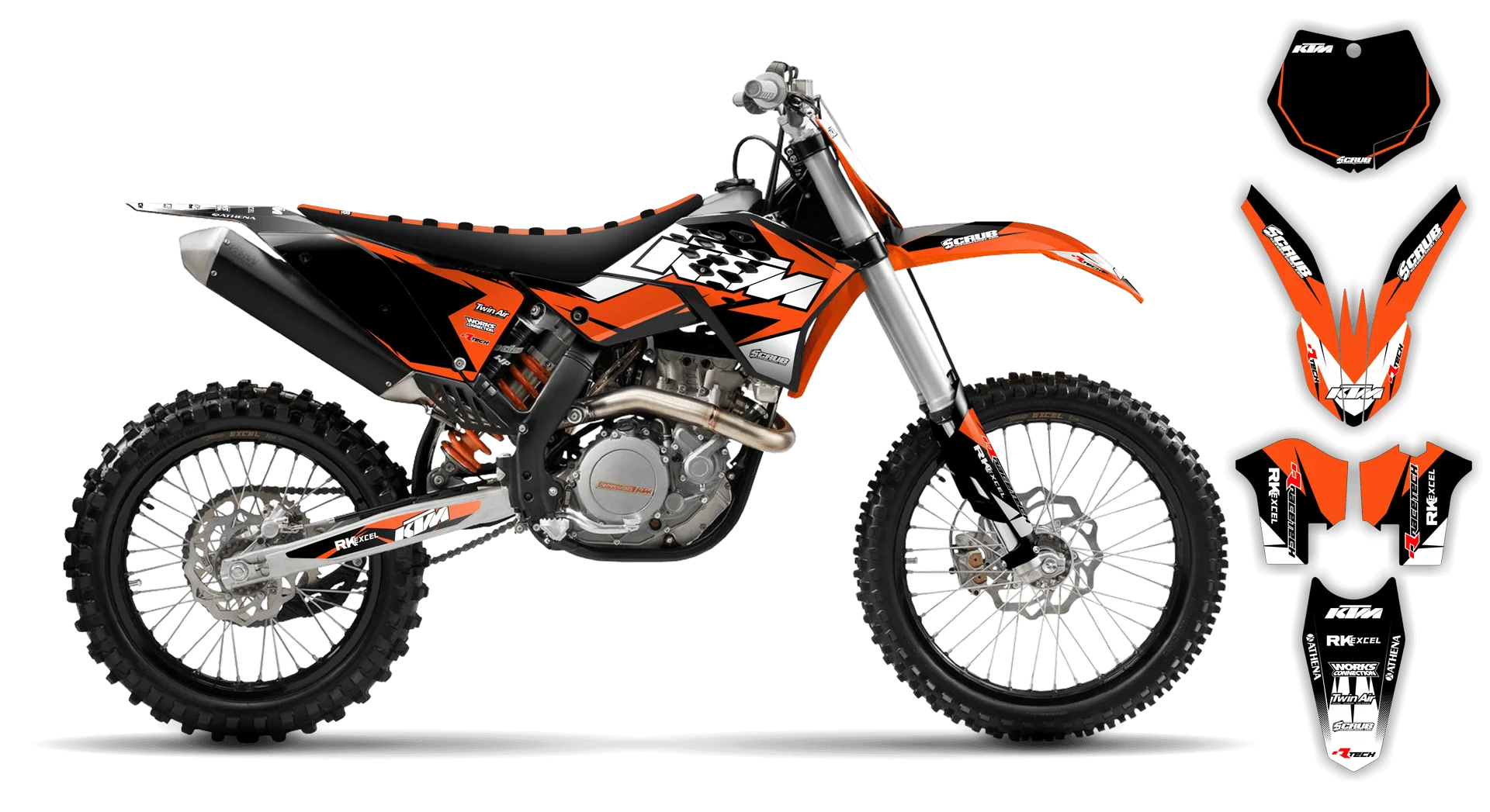 Graphics Kit - KTM - SMR Series - 2008-2011 - K10 - ST