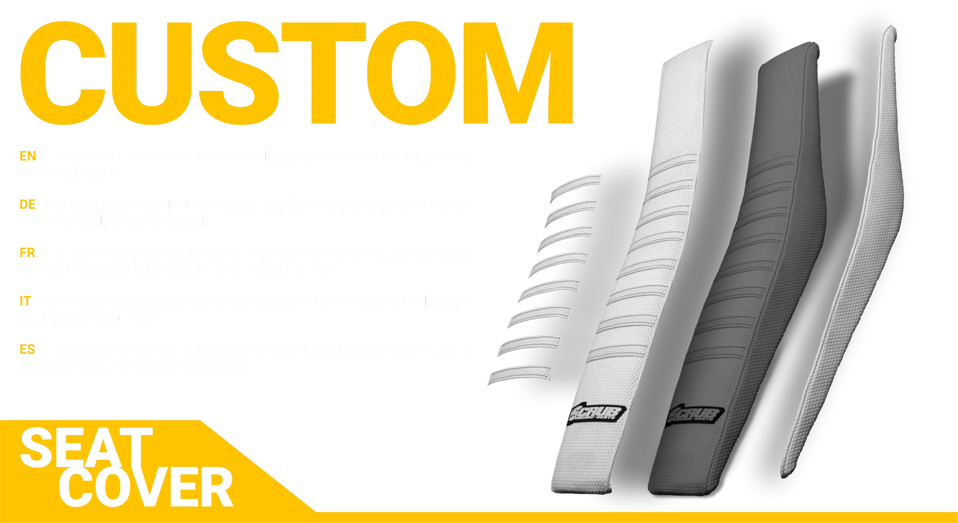 Seat Cover - Beta - RR Series - 2023-2024 - Custom - V1