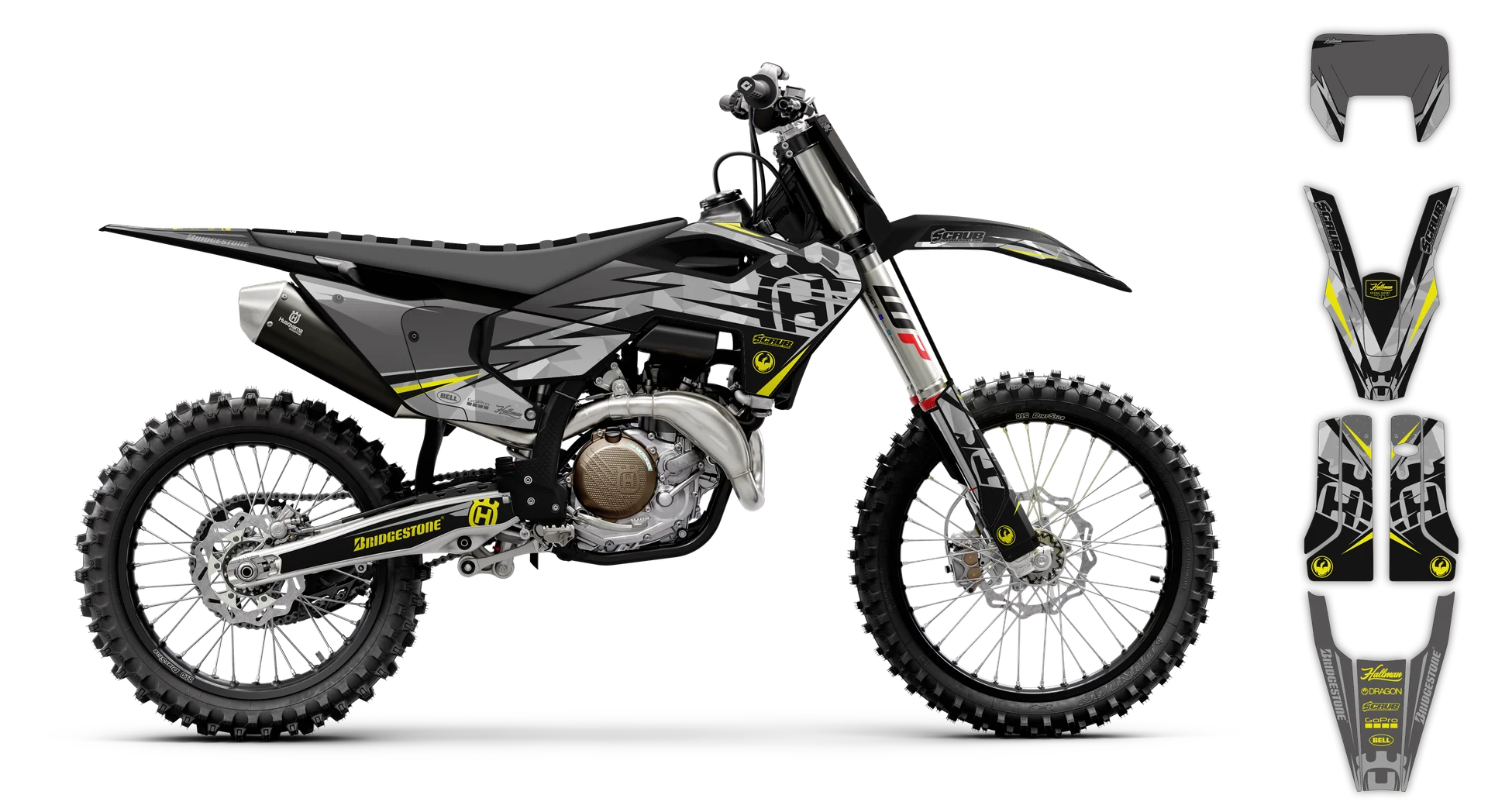 Graphics Kit - Husqvarna 14-> TE-FE Series - 2025 - H-SE1101 - R2