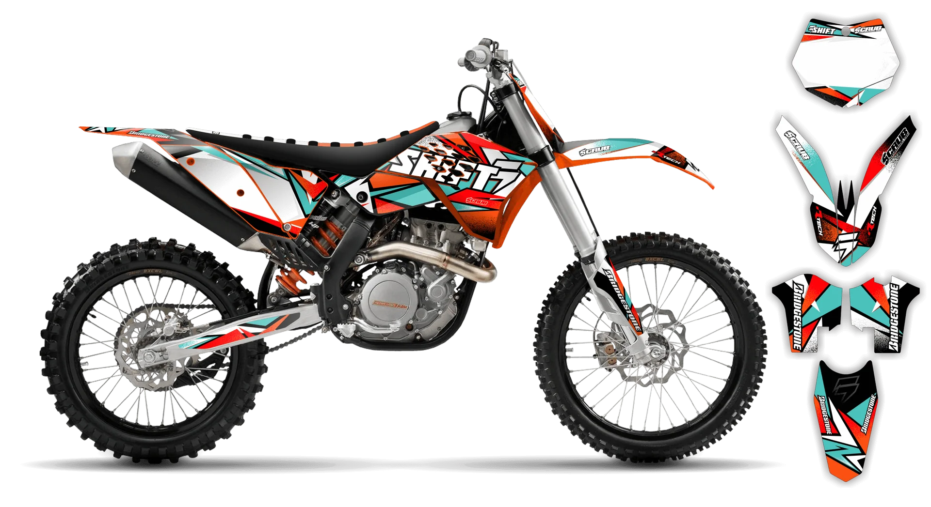 Graphics Kit - KTM - SMR Series - 2008-2011 - X-Rut - R1