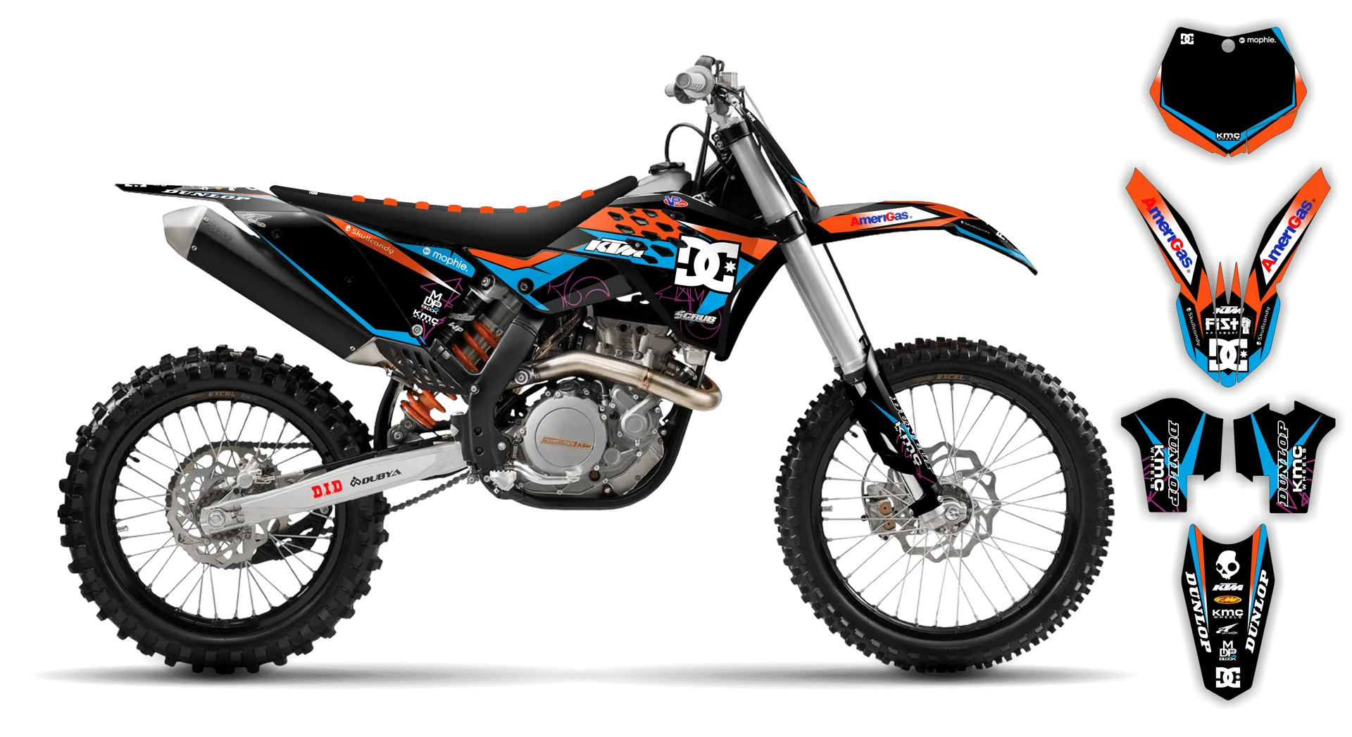 Graphics Kit - KTM - SMR Series - 2008-2011 - Pipeline - ST
