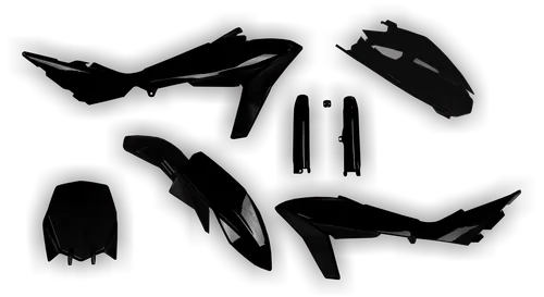 Plastics Kit - Husqvarna 05-13 - TC 449 - 2011-2013 - Full Kit - Black