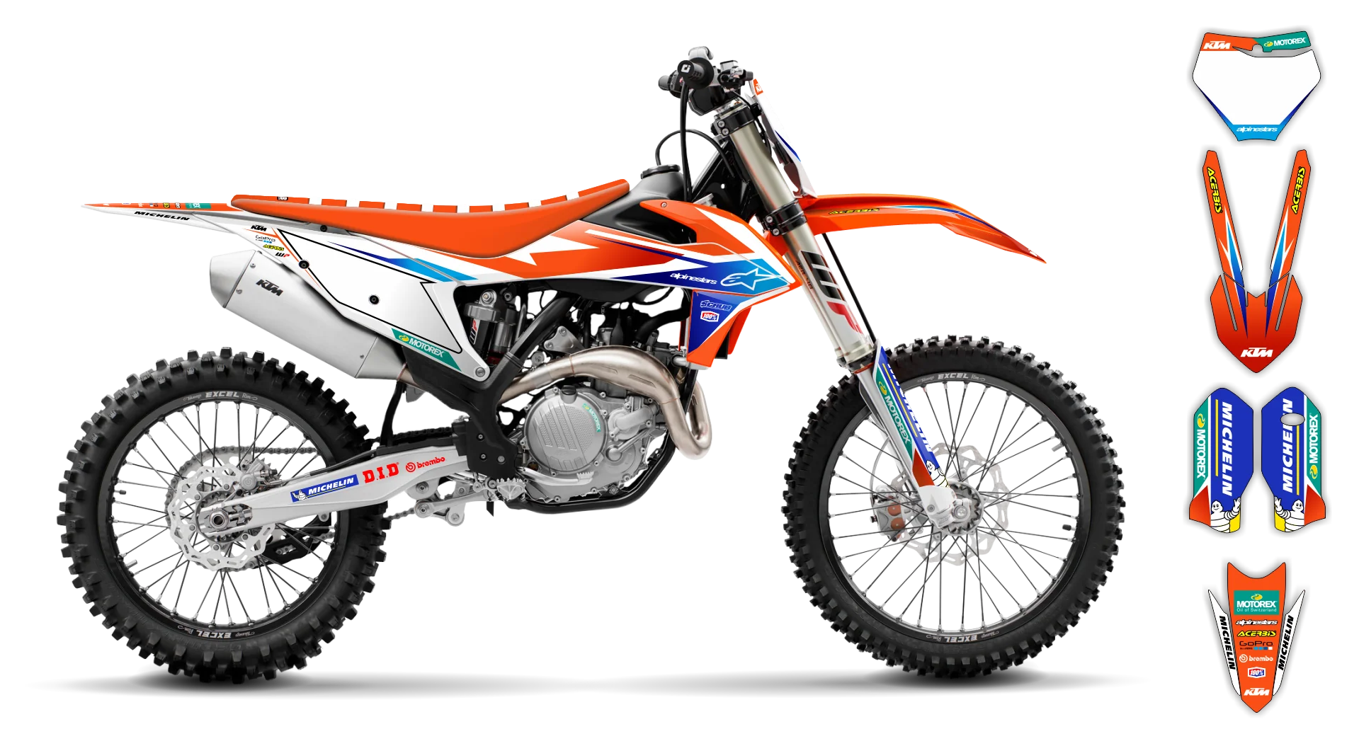 Graphics Kit - KTM - SX SX-F / XC XC-F - 2019-2022 - K-SE1098 - ST