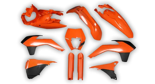 Plastics Kit - KTM - EXC EXC-F / XC-W XCF-W - 2014-2015 - Full Kit - Orange 1