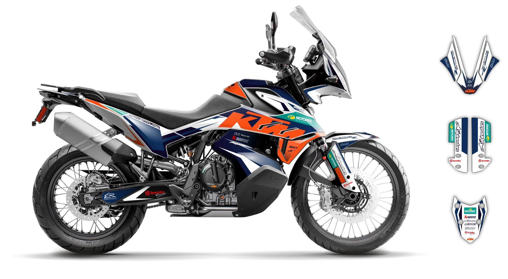Graphics Kit - KTM - 790 R ADVENTURE - 2019-2022 - K-SE1094 - R1