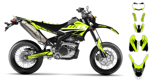 Graphics Kit - Yamaha - WR 250X - 2007-2022 - Fluo Sukuba - ST