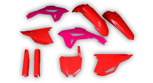 Plastics Kit - Honda - CRF 250R - 2022-2024 - Full Kit - Red Pink