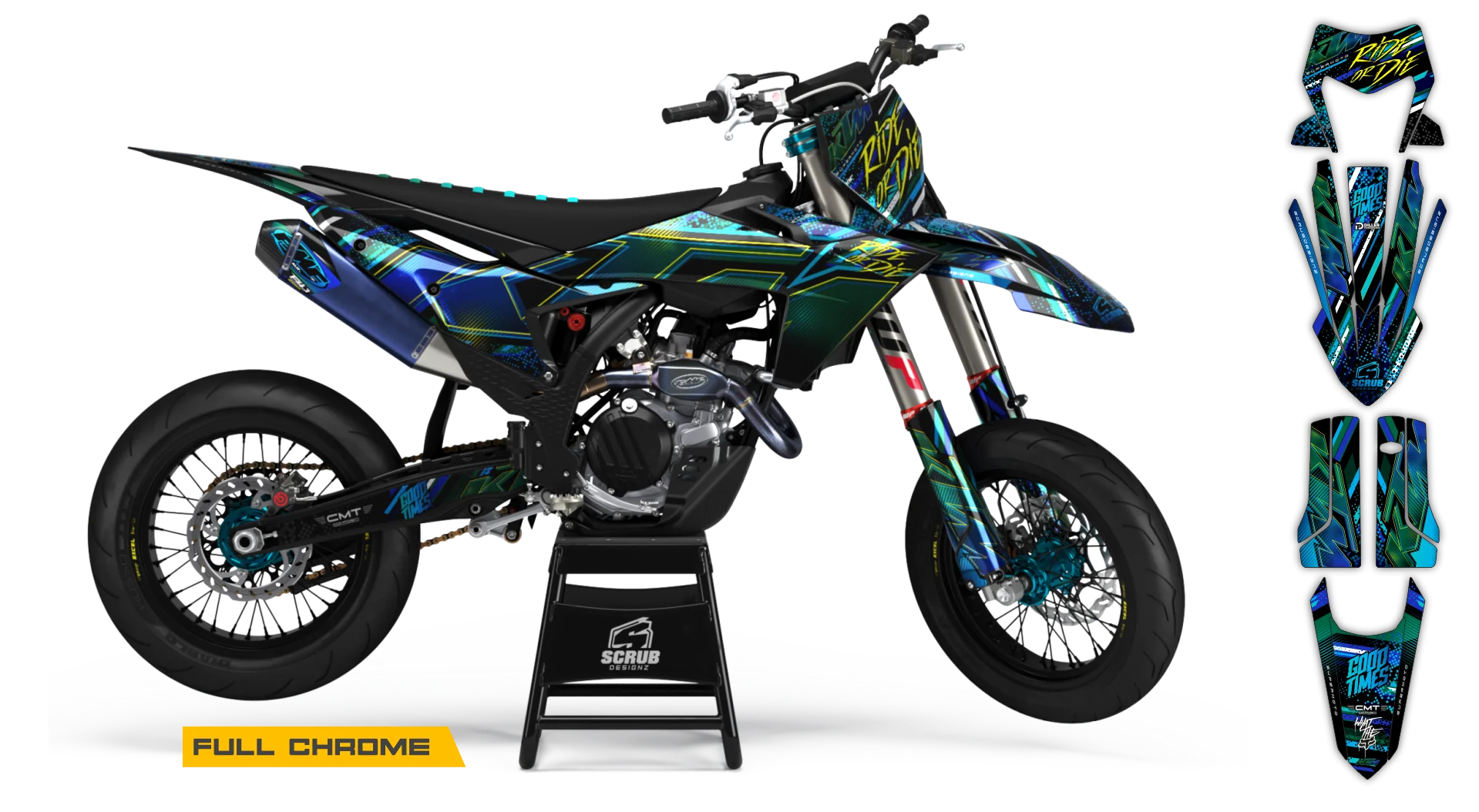 Graphics Kit - KTM - EXC EXC-F / XC-W XCF-W - 2024-2025 - Robtylen - R1