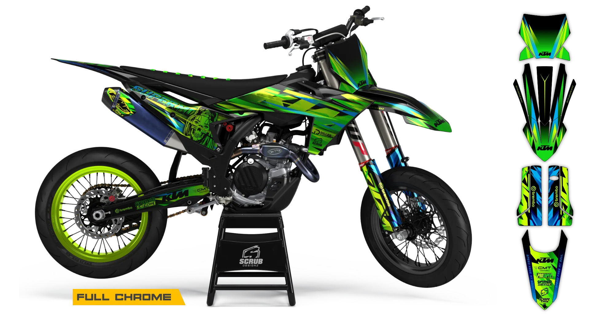 Graphics Kit - KTM - SX SX-F / XC XC-F - 2025 - Eskel - ST