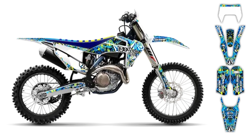 Graphics Kit - Husqvarna 14-> TE-FE Series - 2020-2023 - Volcom - ST