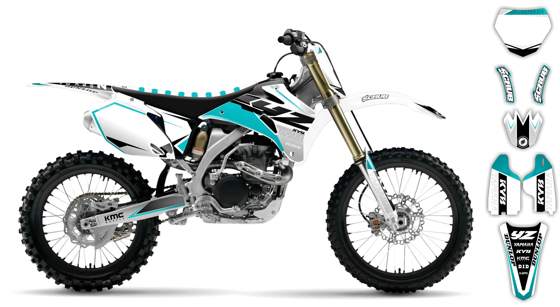 Graphics Kit - Yamaha - YZ450F - 2008-2009 - Discovery - LE