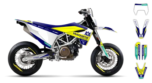 Graphics Kit - Husqvarna 14-> SM 701 - 2016-2024 - H9 - ST