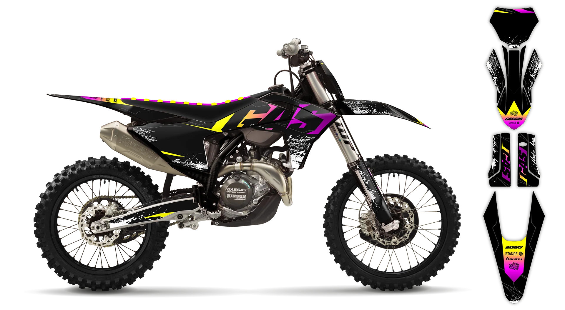 Graphics Kit - Gas Gas - MC 65 - 2024-2025 - Corvell - R1