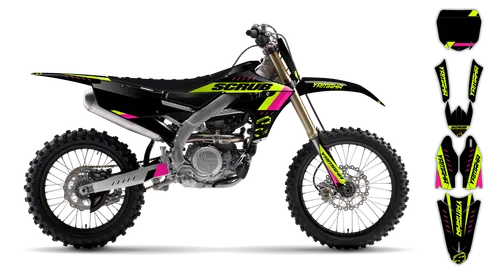 Graphics Kit - Yamaha - WR450F - 2019-2023 - Fluo Untine - ST