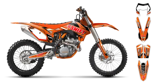 Graphics Kit - KTM - EXC EXC-F / XC-W XCF-W - 2004 - Step Up - ST