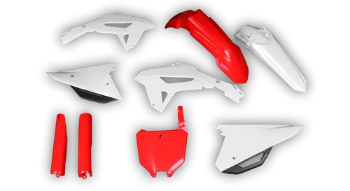 Plastics Kit - Honda - CRF 250R - 2022-2024 - Full Kit - White Red