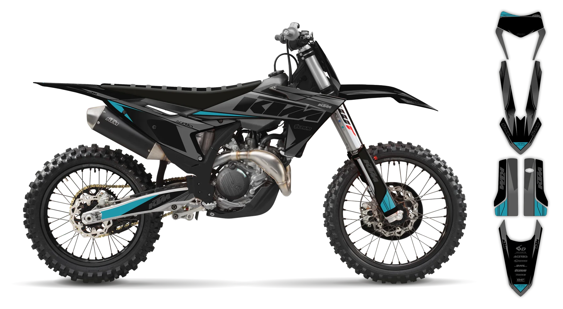 Graphics Kit - KTM - EXC EXC-F / XC-W XCF-W - 2024-2025 - K12 - R2