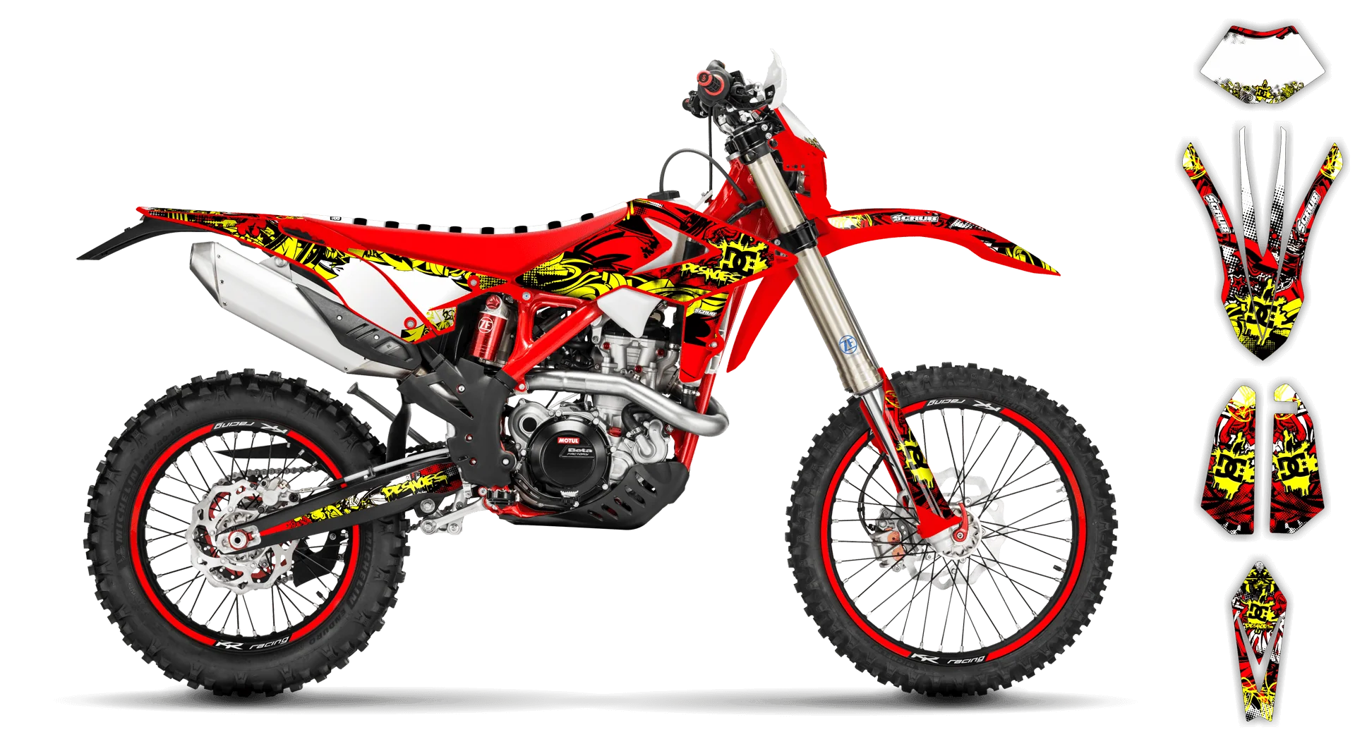 Graphics Kit - Beta - RR 125 LC - 2019-2020 - Attack - R1