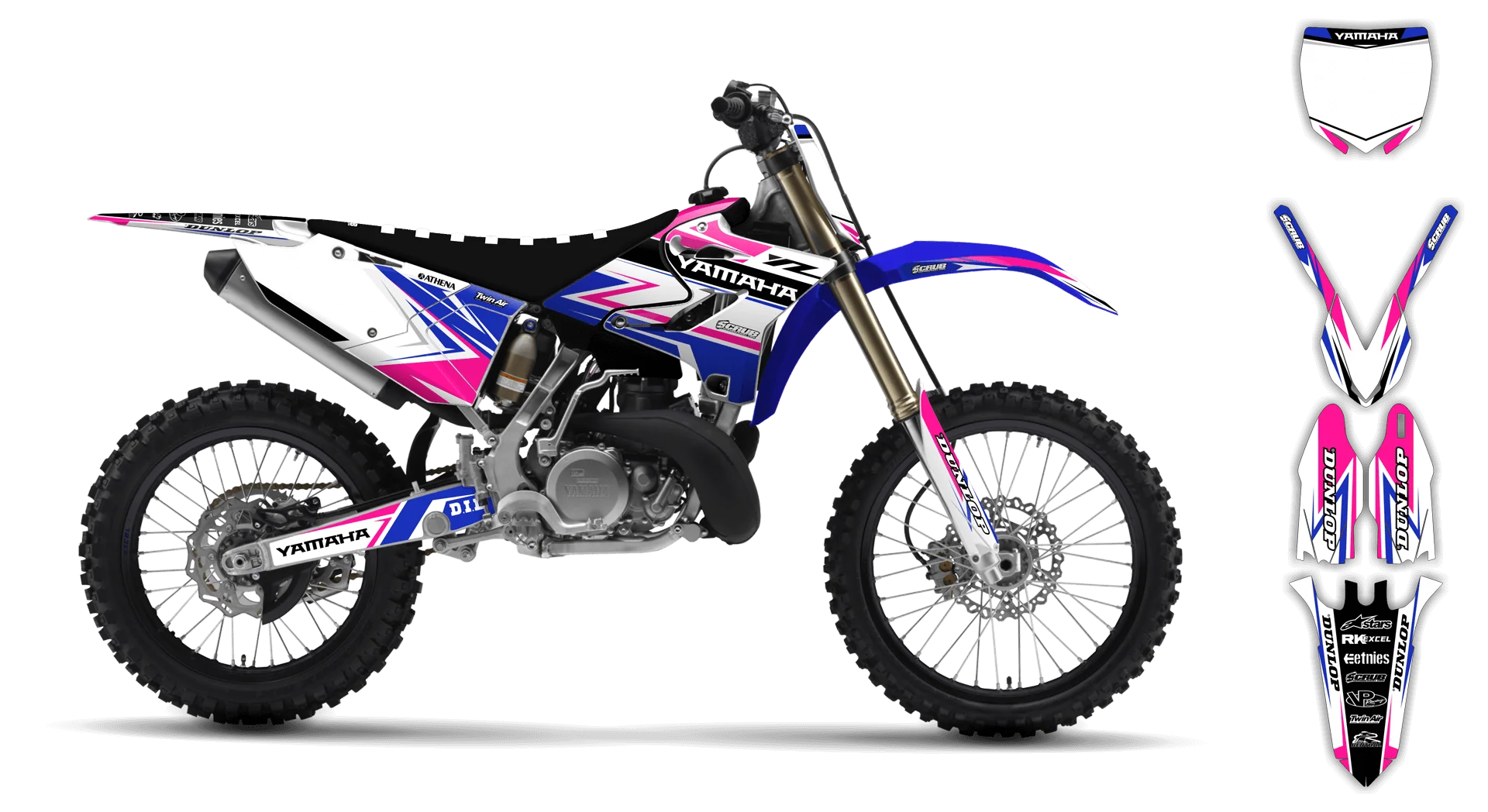 Graphics Kit - Yamaha - YZ 85 - 2019-2021 - Evolution - R1