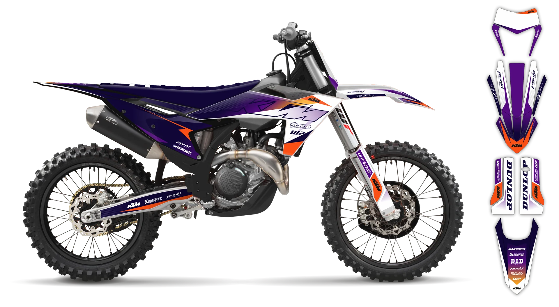 Graphics Kit - KTM - EXC EXC-F / XC-W XCF-W - 2024-2025 - K20 - LE