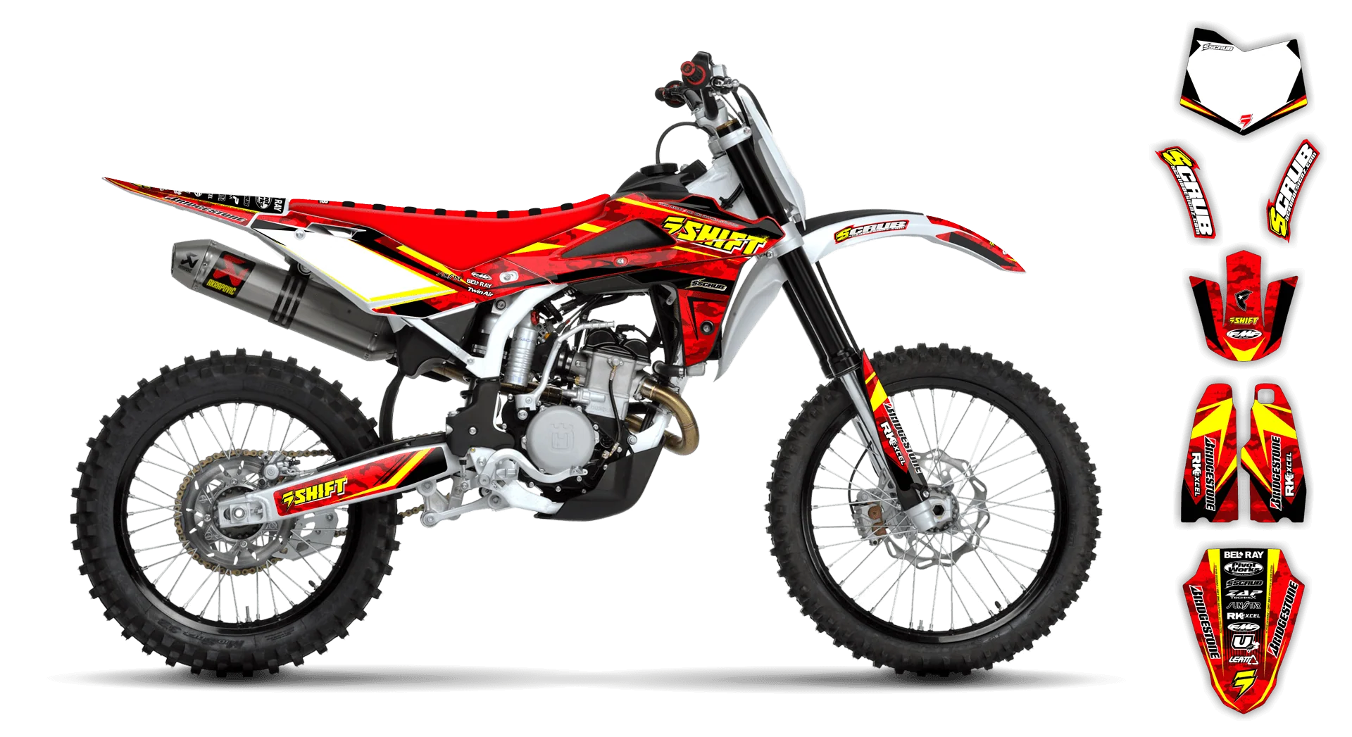 Graphics Kit - Husqvarna 05-13 - SM 630 - 2010-2013 - Step UP - ST