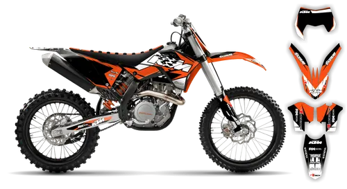 Graphics Kit - KTM - EXC EXC-F / XC-W XCF-W - 2008-2011 - K10 - ST