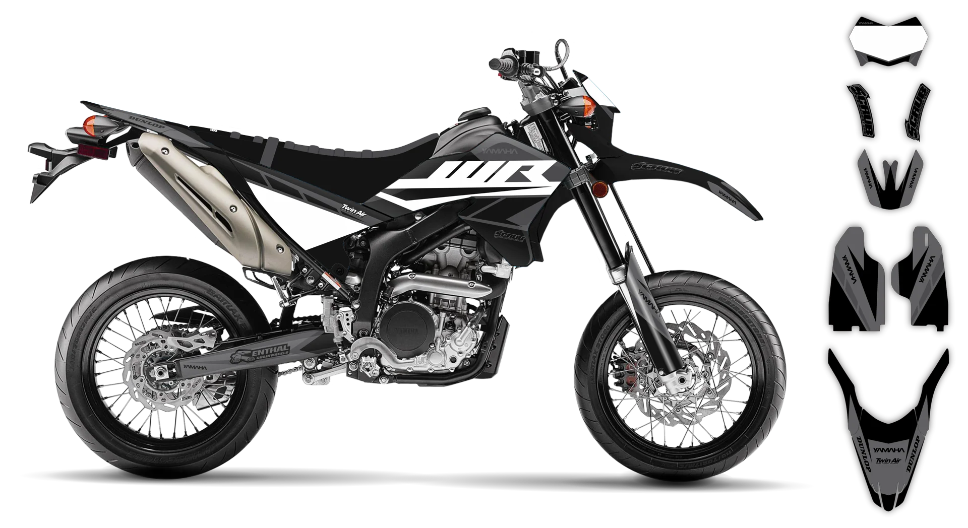 Graphics Kit - Yamaha - WR 250X - 2007-2022 - Sukuba - R1